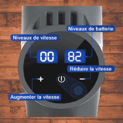 Pistolet de massage Le vibrateur de massage musculaire Masseur de pied massage au pistolet Masseur de dos Masseur de coup pistolet de massage bien-être Pistolet masseur L'appareil de massage Le pistolet de massage Idée cadeau homme Idée cadeau femme masseur cervical